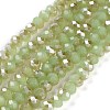 Electroplate Glass Beads Strands EGLA-A034-J4mm-K02-1
