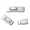 Tarnish Resistant 304 Stainless Steel Bayonet Clasps STAS-F122-34P-1