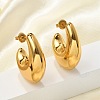 304 Stainless Steel Stud Earrings EJEW-Q011-09G-5