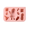 Christmas Cake DIY Food Grade Silicone Statue Mold DIY-K075-12-1