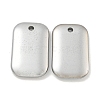 Electroplated Synthetic Non-Magnetic Hematite Pendants G-C136-05I-1