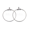 Tarnish Resistant 304 Stainless Steel Pendants STAS-F191-09P-C-1