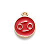 Alloy Enamel Pendants LS-ENAM-S124-01A-07D-2