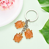 Tortoise Theme Gradient Color & Luminous Resin  Pendant Decoration KEYC-YW00154-03-1