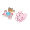 Transparent Resin Pendants RE-CBA4C51-04P-2