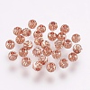 Brass Spacer Beads LS-KK-G312-01RG-4mm-RG-1