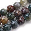 Natural Indian Agate Beads Strands G-S259-31-10mm-1