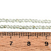 Transparent Glass Beads Strands LS-EGLA-N028-01A-A02-5