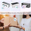 Round Dot Paper Holographic Thermal Printable Label Stickers STIC-WH0004-43-5