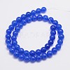 Natural & Dyed Malaysia Jade Bead Strands G-A146-8mm-A21-2