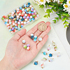 100Pcs Imitation Pearl Acrylic Pendants FIND-AR0004-61-3