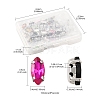 80Pcs 10 Colors Sew on Rhinestone RGLA-FS0001-18-4