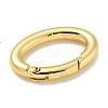 Rack Plating Brass Springs Gate Rings KK-L224-090G-2