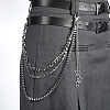 Alloy Star Charms 3 Layer Chain Belts for Pants FS-WG5CAFD-01-2