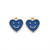 Alloy Enamel Charms ENAM-T016-12C-RS-2
