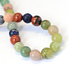 Natural Mixed Stone Round Bead Strands G-E334-12mm-23-3