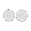 304 Stainless Steel Cabochon Settings X-STAS-P249-16C-S-1