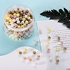 400Pcs 4 Colors Opaque Acrylic Beads MACR-SZ0001-79A-3