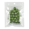 20Pcs Opaque Acrylic Beads MACR-FS0002-28A-6
