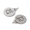 Non-Tarnish 304 Stainless Steel Charms LS-STAS-Q201-T447P-2