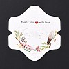 Paper Jewelry Earring Display Cards DIY-B061-03C-2