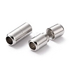 Non-Tarnish 303 Stainless Steel Screw Clasps LS-STAS-L251-001P-2