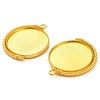 Zinc Alloy Pendant Cabochon Settings FIND-NH0001-13C-G-2