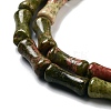 Natural Unakite Beads Strands G-Q178-A10-01-4