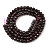 Natural Garnet Gemstone Bead Strands X-G-R263-4mm-2