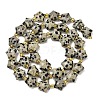 Natural Dalmatian Jasper Beads Strands G-Z080-A08-10mm-3