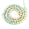 Anti-Tarnish Electroplate Glass Beads Strands EGLA-T021-6mm-15-09-2