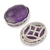 Natural Amethyst Multi-Strand Links KK-M304-03P-06-2