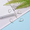 925 Sterling Silver Leverback Earring Findings STER-G027-22S-6