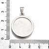 304 Stainless Steel Pendants STAS-B086-09F-P-3