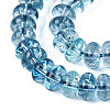 Crackle Transparent Glass Beads Strands GLAA-N074-02A-11-3