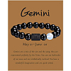 12 Constellation Round Opalite Beads Stretch Bracelets WGD22B0-23-1