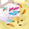 12Pcs 6 Colors Transparent Resin & Walnut Wood Big Pendants RESI-TA0003-44-6