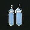 Opalite Double Terminated Pointed Pendants G-N0037-11-1