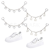 4Pcs Iron Boot Strap Chains HJEW-OC00219-1