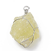 Natural Citrine Pendants G-Q993-01-1