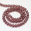 Glass Beads Strands EGLA-J042-6mm-06-2