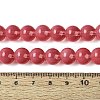 Transparent Glass Imitation Cat Eye Beads Strands GLAA-Q110-01C-12-4