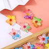 Transparent Resin Pendants RESI-A046-05F-1
