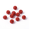 Pave Disco Ball Beads X-RB-A130-10mm-18-3