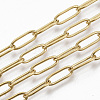 PVD Vacuum Plating 304 Stainless Steel Paperclip Chains CHS-S006-JN957-2-01-4
