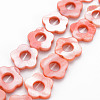 Freshwater Shell Beads Frames Strands SHEL-T009-14C-1