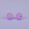 Round Silicone Focal Beads SI-JX0046A-98-5