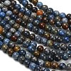 Natural Dumortierite Beads Strands X-G-F826-A01-4mm-5