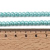 Eco-Friendly Dyed Glass Pearl Round Beads Strands HY-A002-4mm-RB104-4