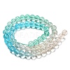 Dyed & Heated Synthetic Quartz Beads Strands G-P502-01B-01-3